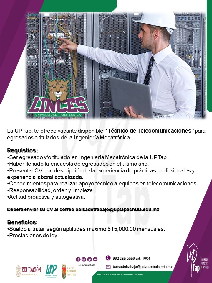 Oferta de Empleo "Técnico de Telecomunicaciones"