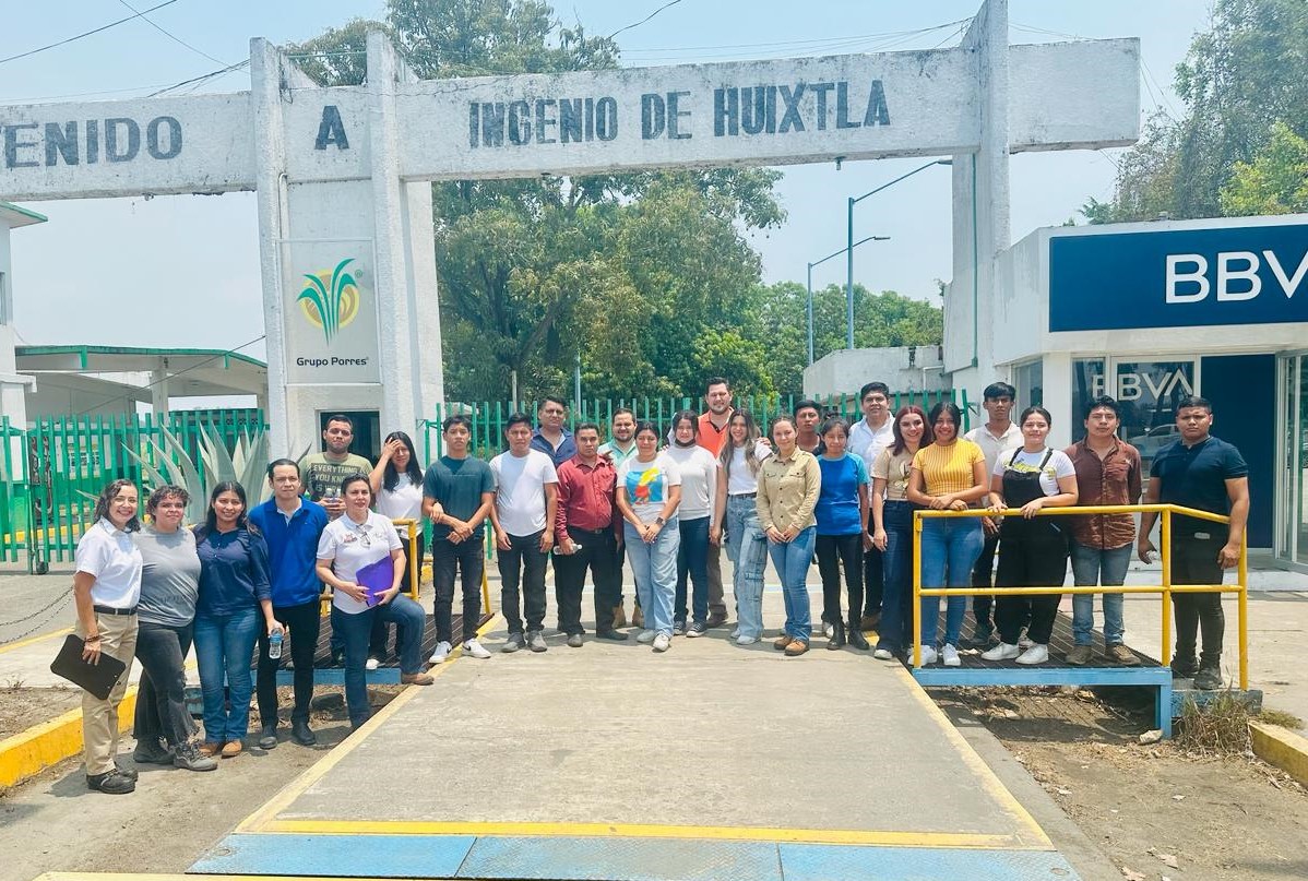 Estudiantes de la Ingeniería Agroindustrial y Tecnología Ambiental de la UPTap realizan Visita Guiada al Ingenio de  Huixtla