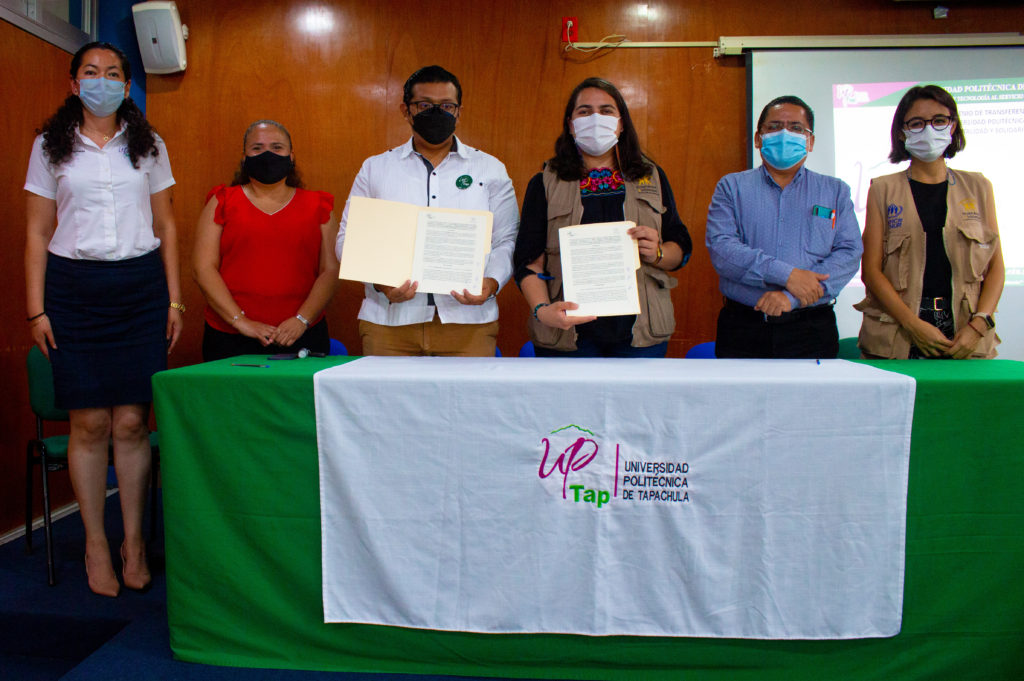 La Universidad Politécnica de Tapachula(UPTap) firma de convenio de Transferencia de Tecnología...