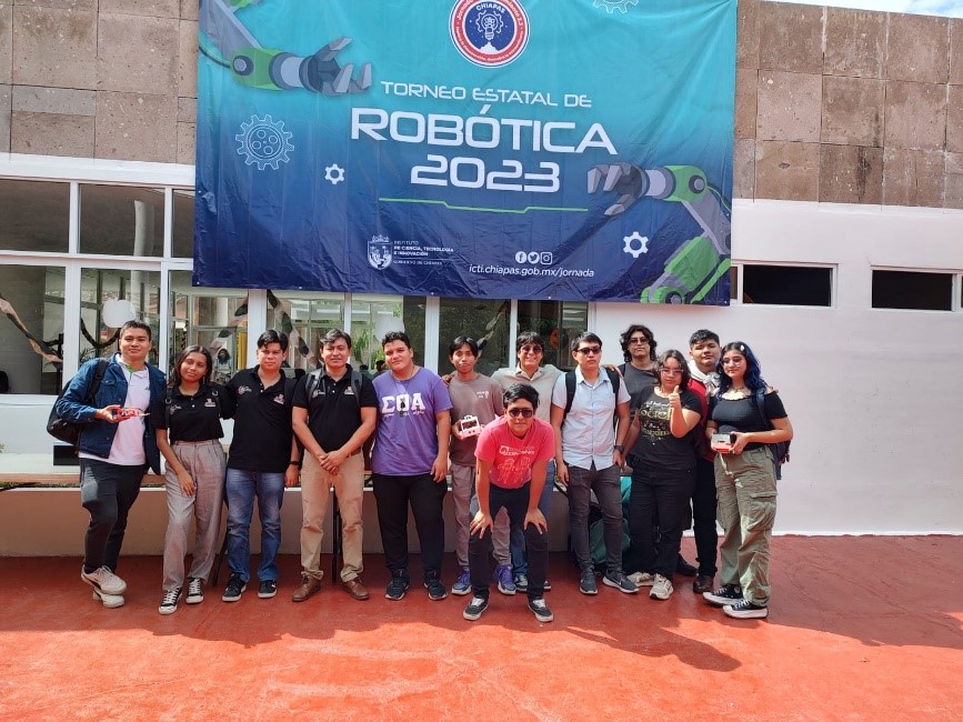 Estudiantes de la #UPTapachula destacan en el Torneo Estatal de Robótica 2023